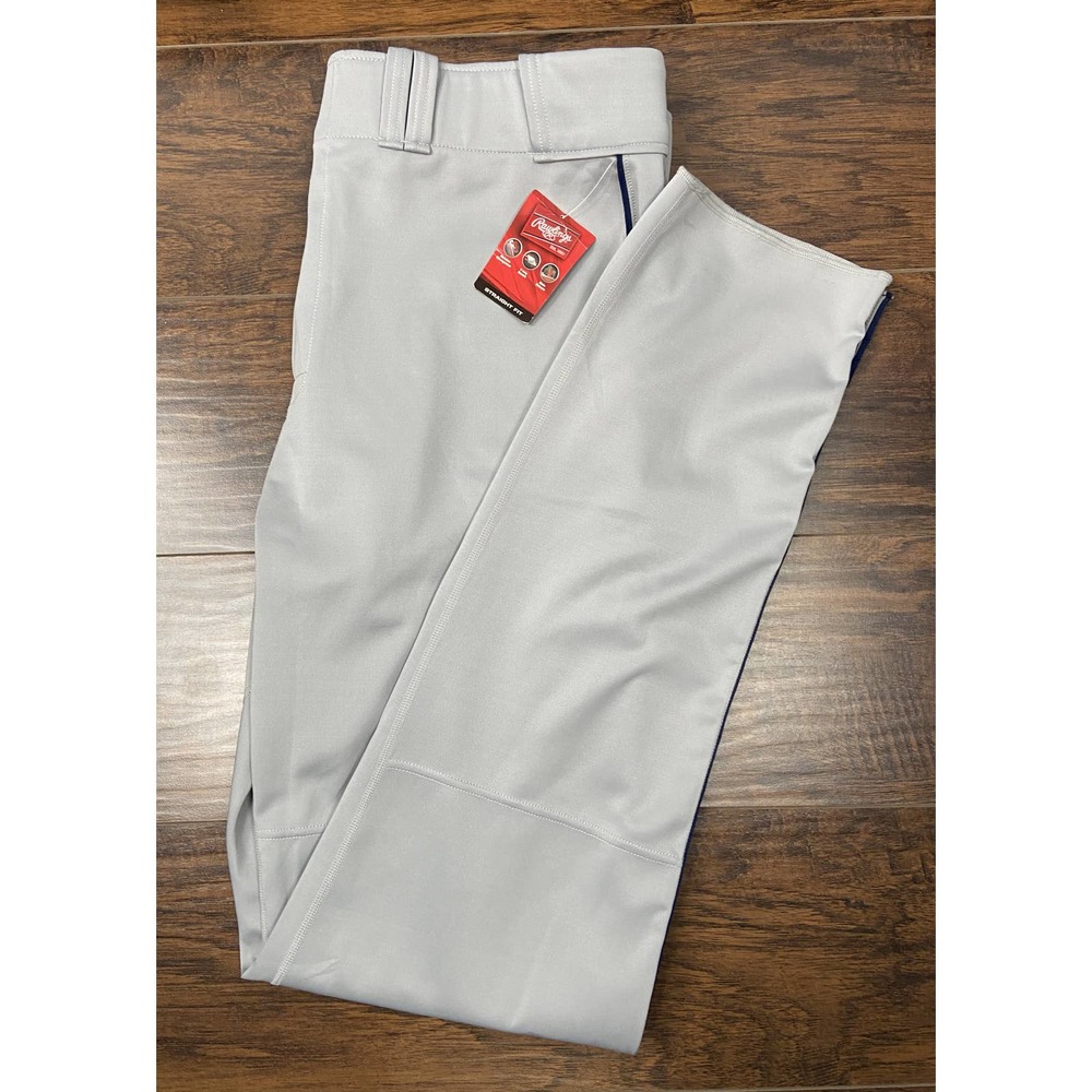 Rawlings Baseball Pants Men's Size 42 Straight Fit Gray